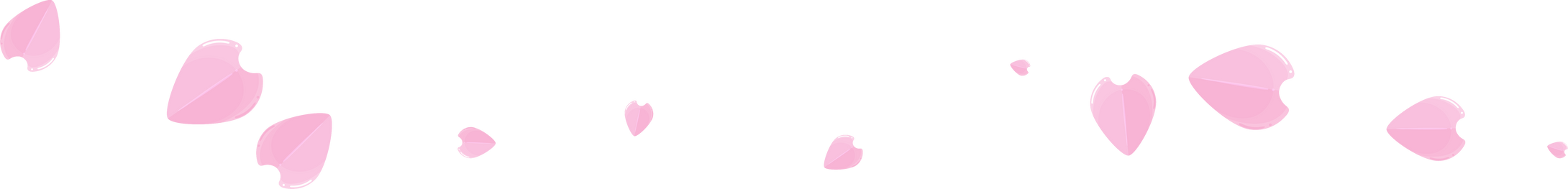 sakura petals line